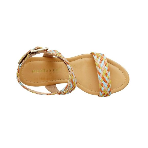 MADDEN GIRL NARLA WRAP-AROUND ANKLE STRAP YELLOW - Picture 1 of 3